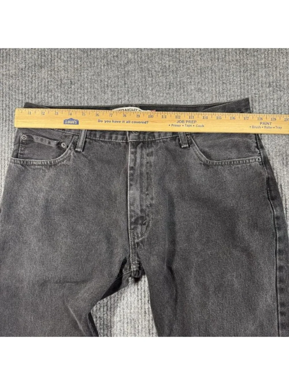 Levis 505 Jeans Men’s 36x32 Faded Black Regular Straight Fit Denim 100% Cotton